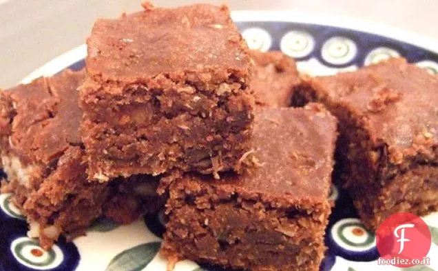 Brownies più sani al cocco con opzione carruba