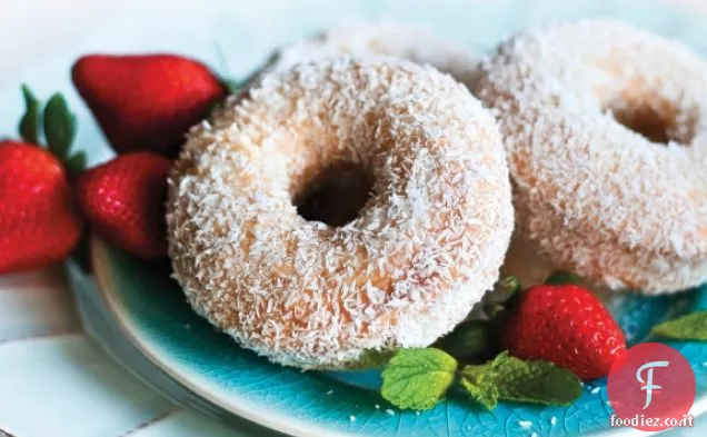 Ciambelle senza glutine alla vaniglia al cocco