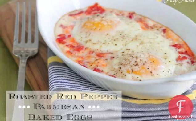Pepe rosso arrosto Parmigiano Uova al forno