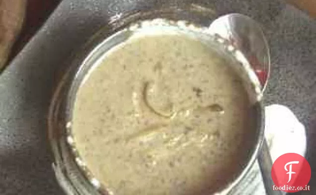 Zuppa di funghi e latte di cocco