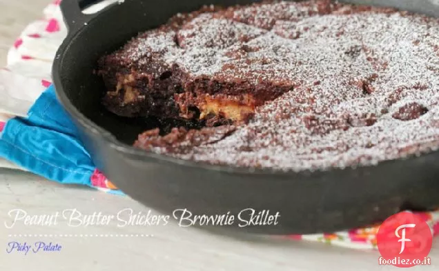 Burro di arachidi Snickers Brownie Padella