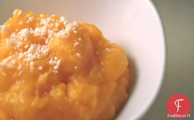 Zucca con miele, limone e parmigiano