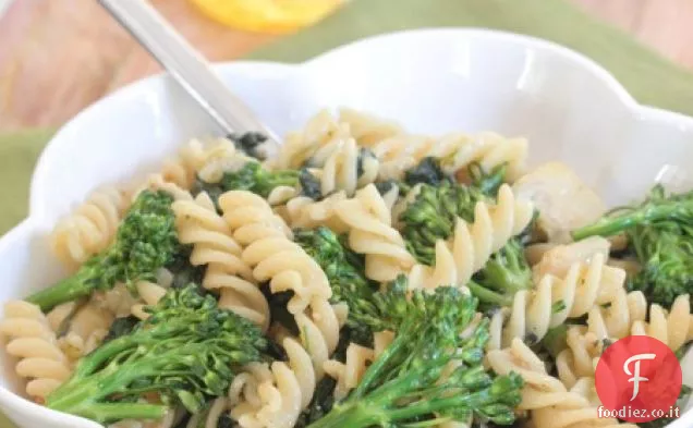 Pasta Broccolini, Spinaci e Aglio
