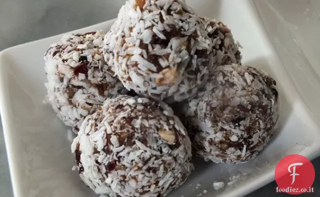 Poppers dello spuntino di potere della noce di cocco