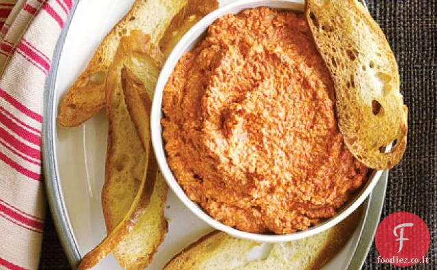 Salsa di pepe rosso di noci