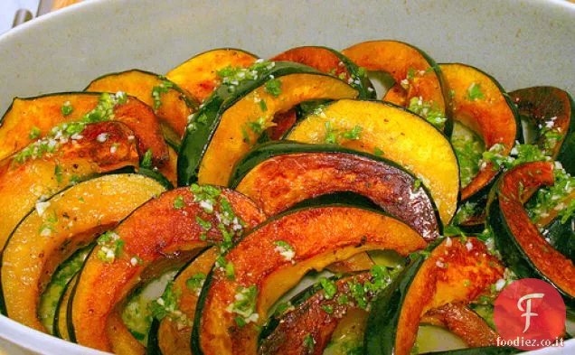 Zucca di ghianda con Vinaigrette al lime del Cile