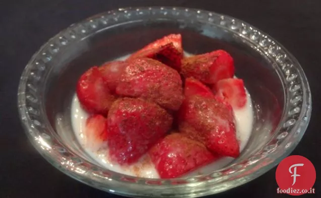 Cannella Fragole e Latte di Mandorle