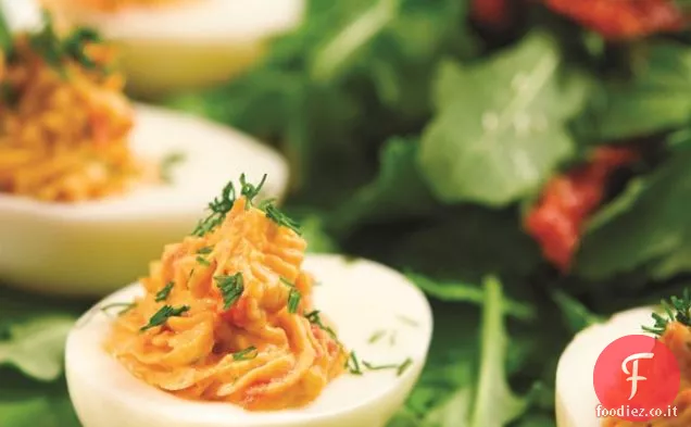 Sognante No Mayo Uova alla diavola