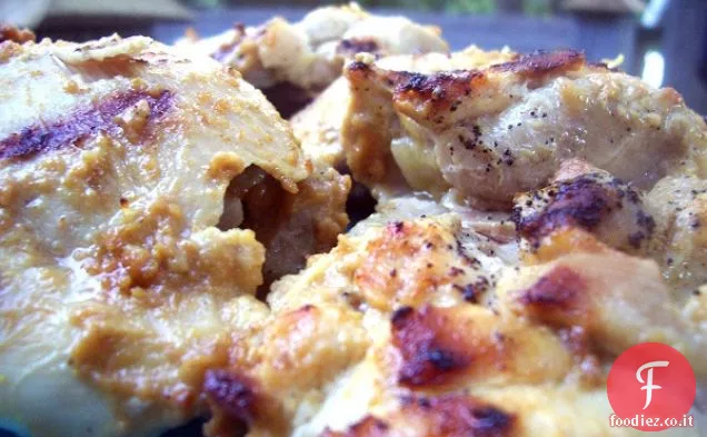 Pollo alle arachidi alla griglia (senza uova, senza glutine)