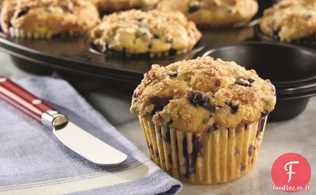 Muffin ai mirtilli selvatici vecchio stile
