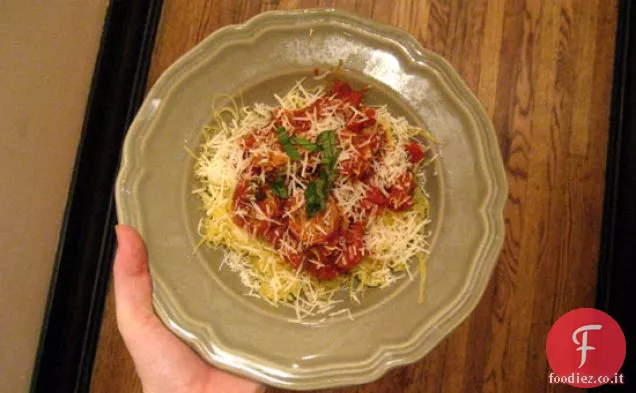 Spaghetti Zucca con Salsa di Pomodoro