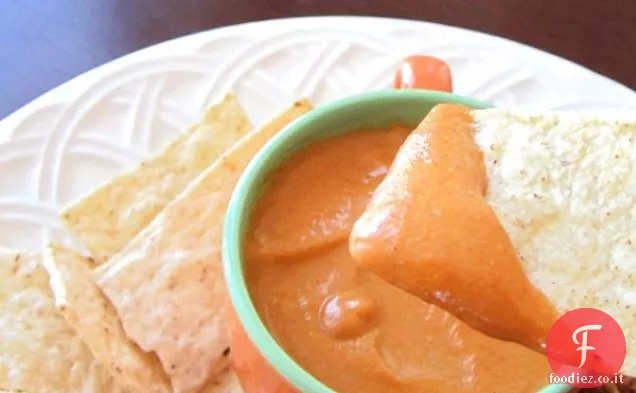 Salsa Queso al pomodoro senza latticini