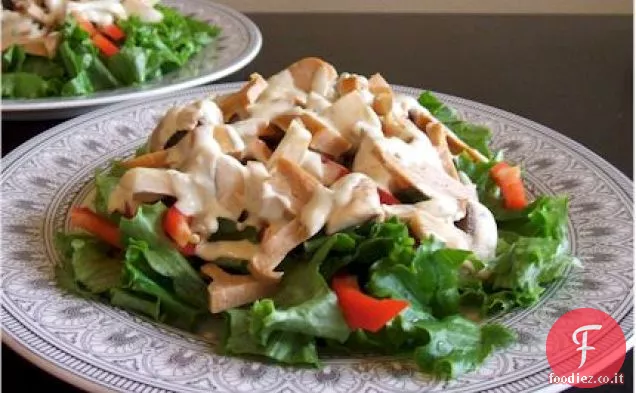 Insalata di pollo al curry tropicale