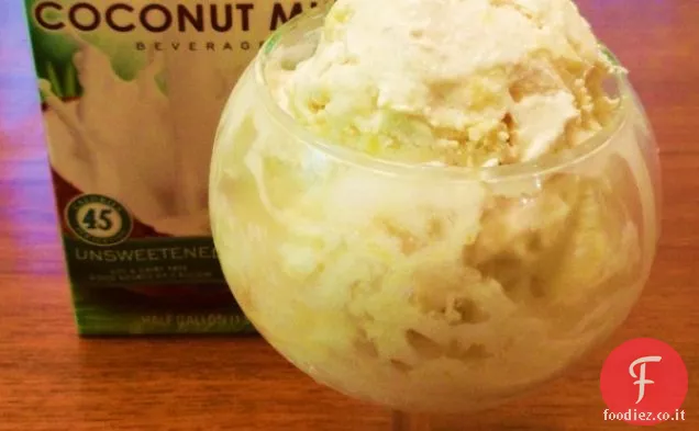 Gelato Piña Colada senza latticini