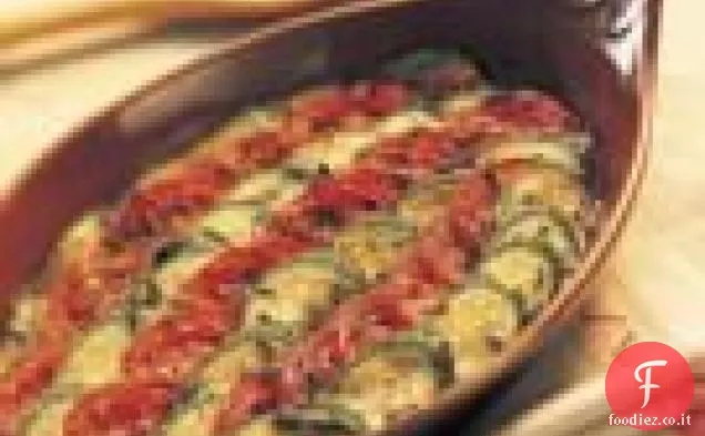 Pomodori e zucchine al forno