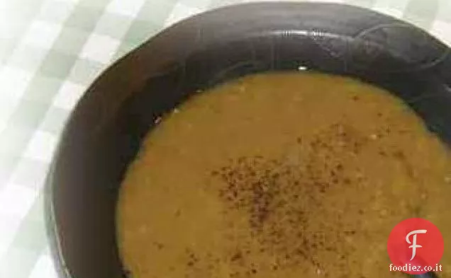 Zuppa di piselli spaccati gialli