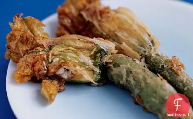 Fiori di zucca fritti