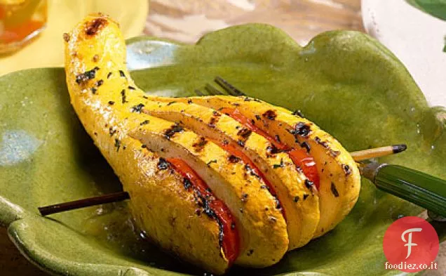 Fan di zucca alla griglia
