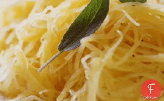 Zucca di spaghetti con Salvia e arancia