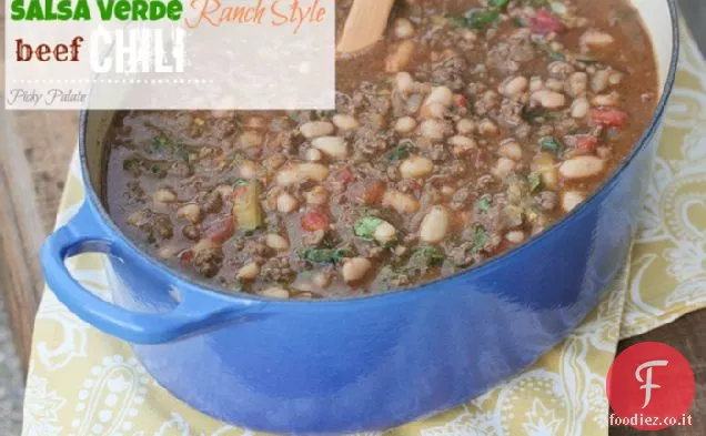 Salsa Verde Ranch Stile Manzo Chili