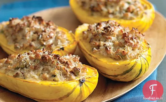 Zucca Delicata ripiena di noci