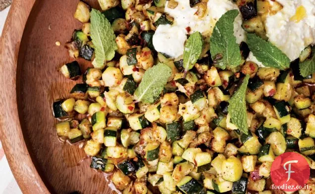 Zucchine Arrosto con Ricotta e Menta