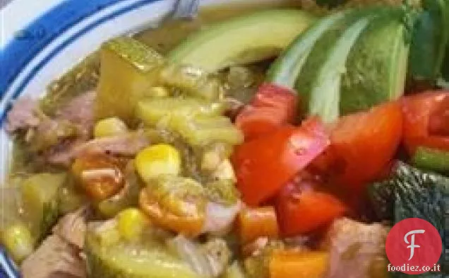 Zuppa di mais messicana