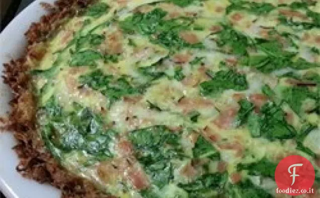Prosciutto e Hash Marrone Quiche
