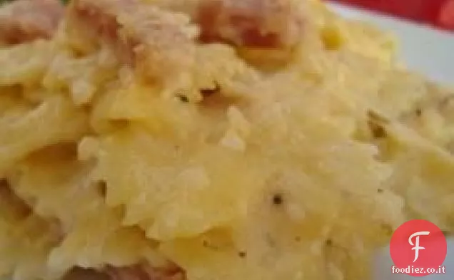 Papillon di prosciutto e formaggio