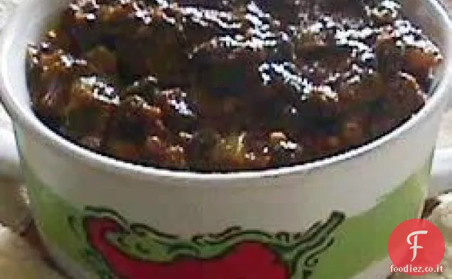 Riempimento di taco di fagioli vegani