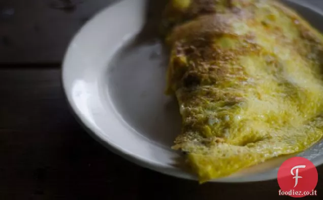 Ortica e frittata di Cheddar tagliente