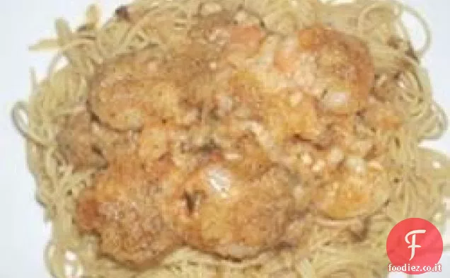 Scampi di gamberi al forno
