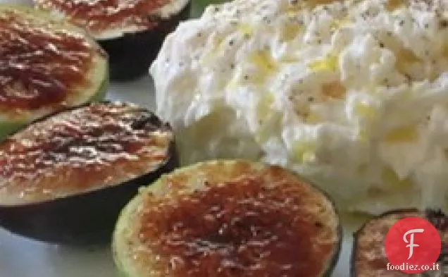 Brulée di Fichi con Burrata