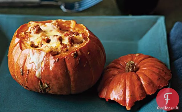 Zucca ripiena di quinoa