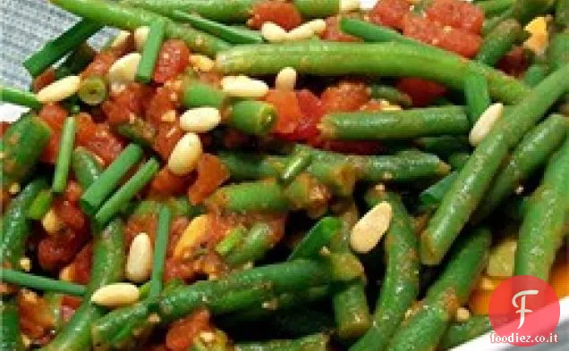 Fagiolini e pomodori spagnoli