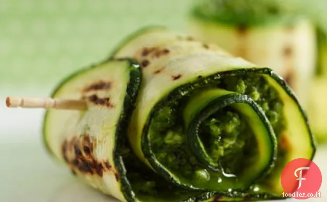 Zucchine grigliate con Pesto di Parmigiano