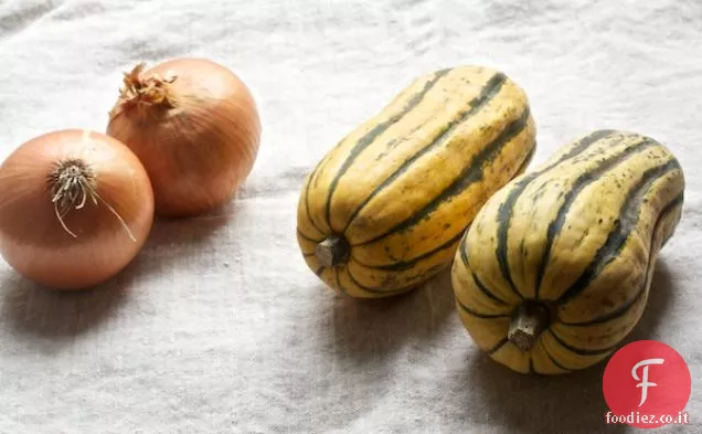 Zucca Delicata ripiena al curry