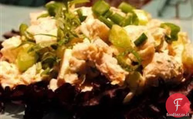 Insalata di pollo al dragoncello di agrumi