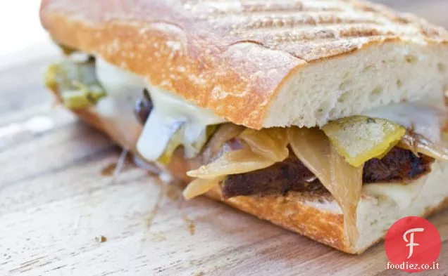 Verde Chile Steak Melt Panini