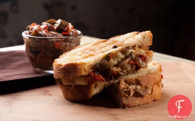 Spicy Caponata Panini Guest un Guest Post di Michael Natkin di Herbivoracious