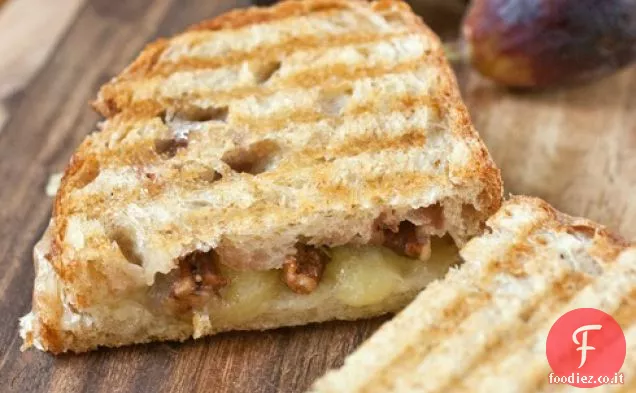 Panini al Cheddar, Confettura di Fichi e noci Pecan candite al Rosmarino