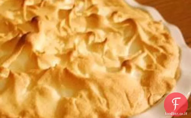 Torta di budino di banana fatta in casa