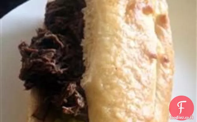 Panini di manzo italiani a fornello lento