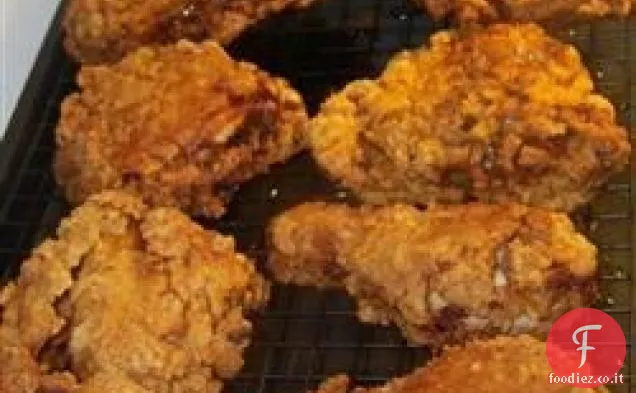 Pollo fritto al latticello in stile meridionale