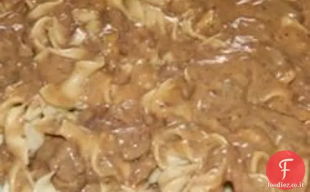 Fornello lento Carne di cervo alla Stroganoff