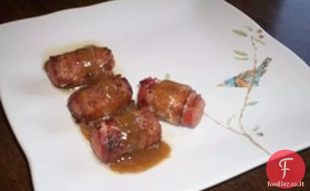 Zucchero di canna Pancetta avvolto Weenies
