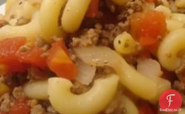 Gomiti e carne macinata