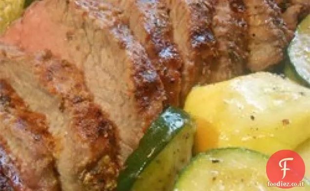 Tri-Tip alla griglia con Oregon Herb Rub