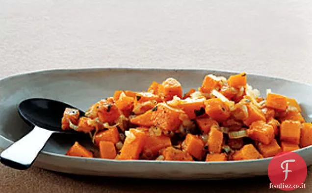 Zucca con Scalogno e Salvia