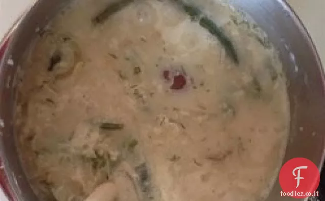 Russo fagiolini e patate zuppa